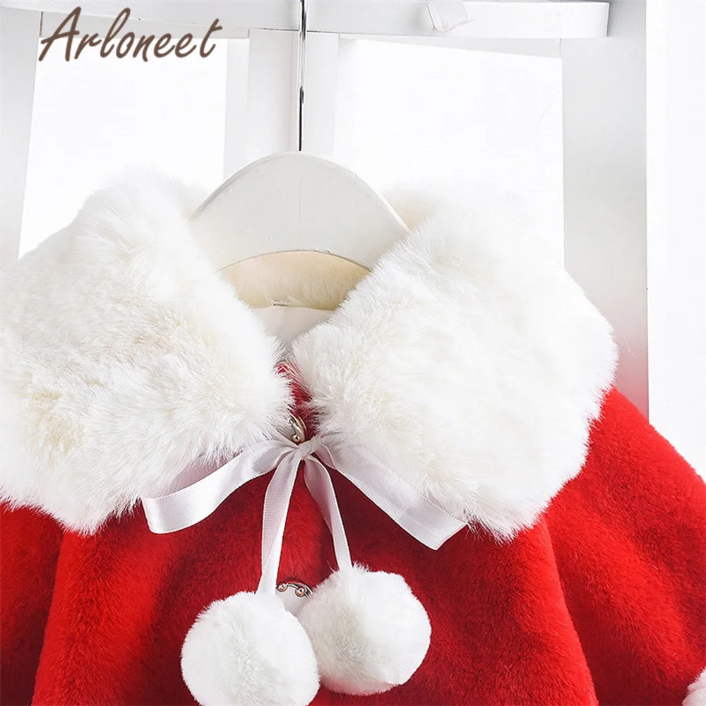 ARLONEET/новое пальто теплое зимнее плотное для маленьких девочек верхняя одежда с
