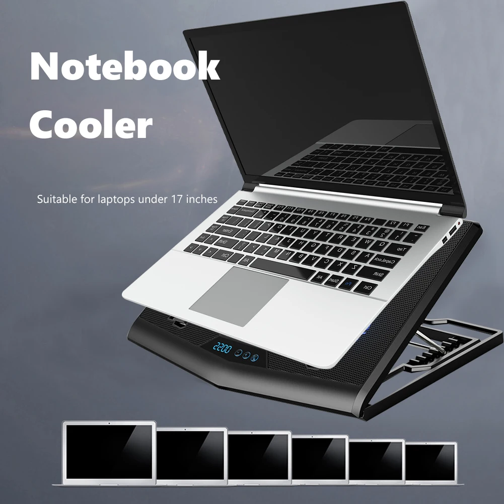 Охлаждающая подставка для ноутбука F6 Cool Cold с сенсорным управлением 7 уровнями