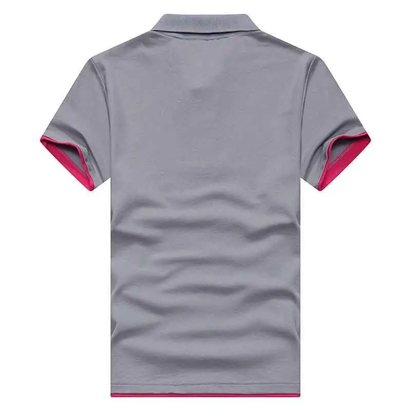 Рубашка-поло мужская летняя Повседневная футболка с коротким рукавом дышащая