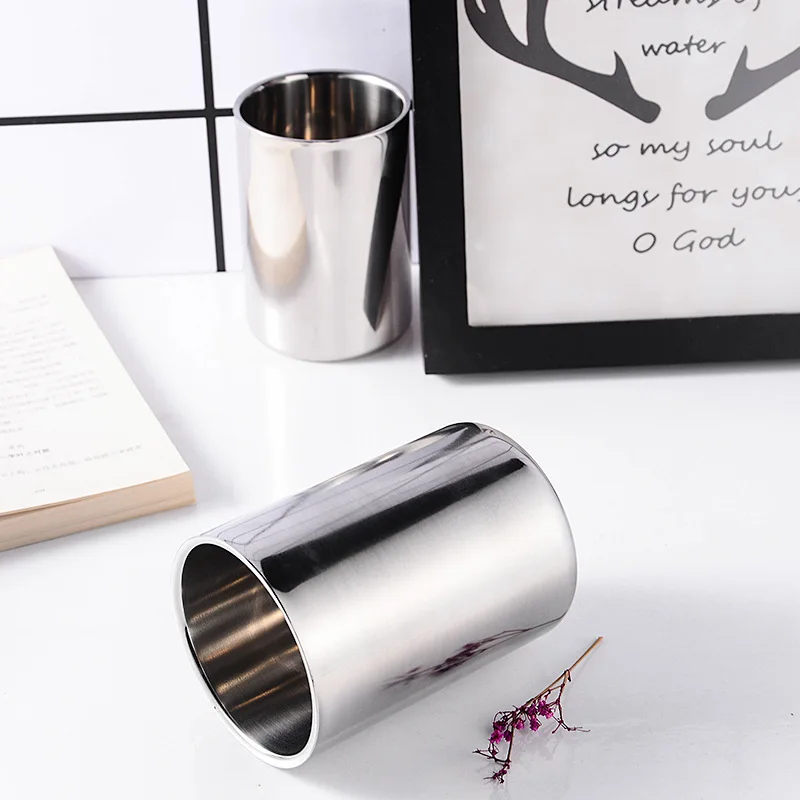 Beer Mug Stainless Steel NorthernEurope Ins Coffee Tea Wine Milk Portable Travel Office Water Cup Kitchen Drinkware 350ml/500ml | Дом и сад