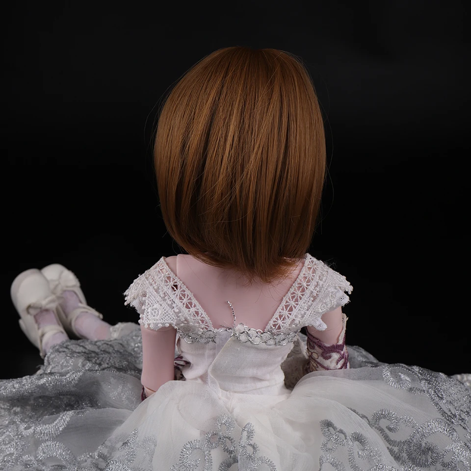 Cataleya BJD парик 1/3 1/4 короткие черные прямые и кудрявые челки волос Высокая температура волокна для куклы