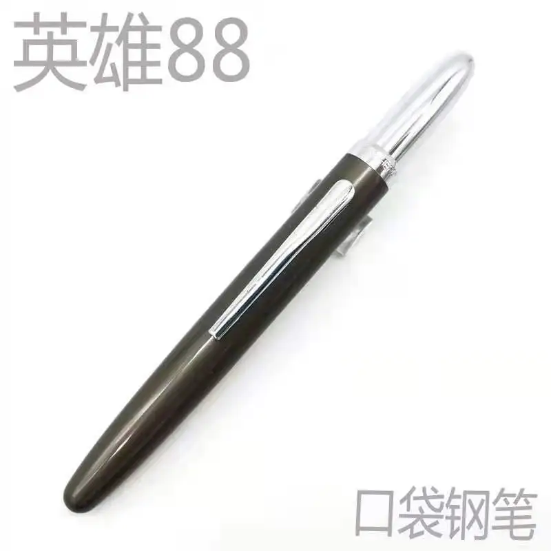 

Old Stock Pocket Hero 88 Fountain Pen Ink Pen Fine Nib Aerometric Filler Stationery Office School Supplies Writing Gift