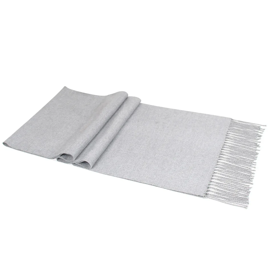 Новинка 2019 мужской шарф модный однотонный простой Осень зима шарфы мужские