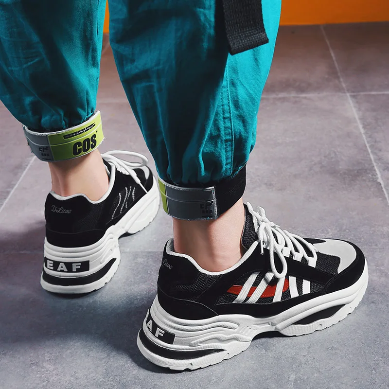 Новинка стильные мужские кроссовки для бега увеличивающие рост Мужская дышащая