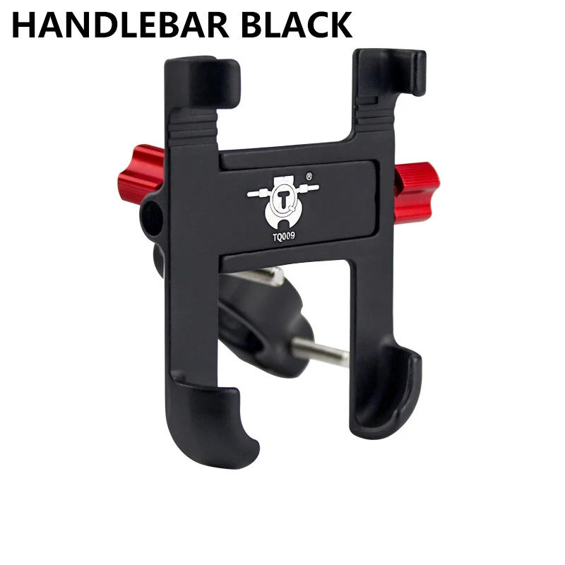Handlebar Black YPAY алюминиевый сплав мотоциклетный велосипедный держатель для телефона стенд Руль заднего вида подставка для телефона крепление GPS для IPhone X 8P samsung S9 - Цвет: Handlebar Black
