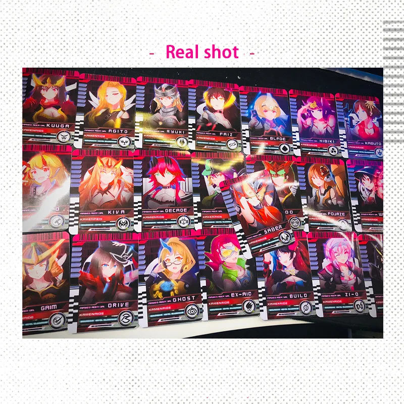 Оригинальная карта рыцаря Kamen Rider для женщин ПВХ Коллекция персонажей из аниме Zi-O