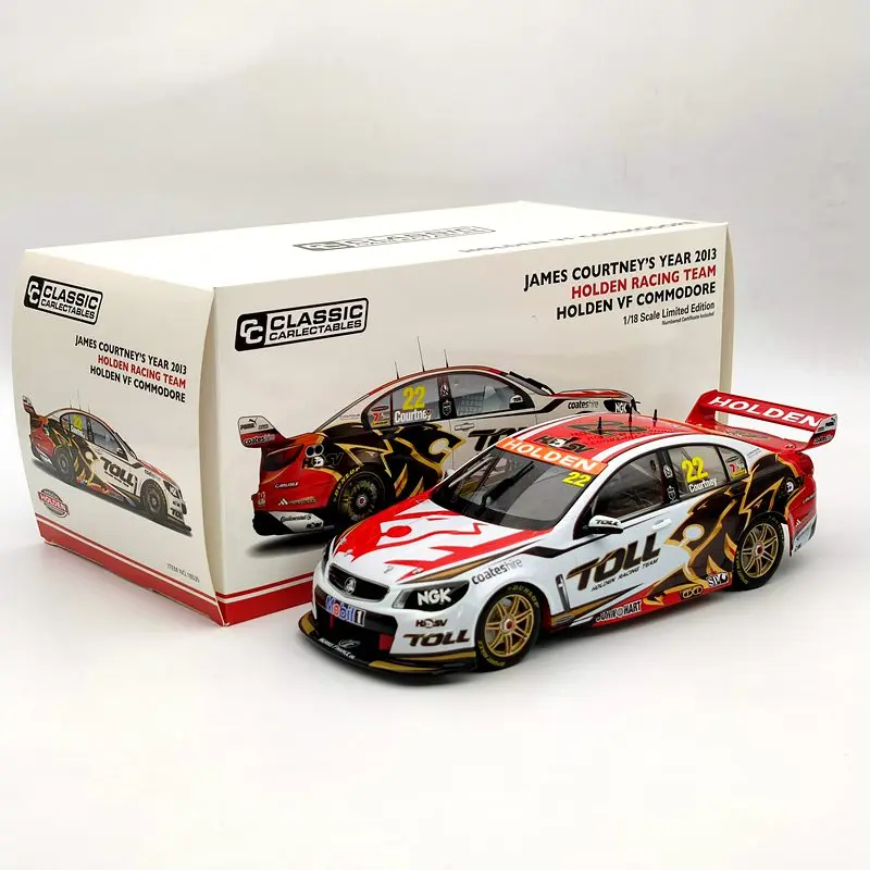 Коллекция коллекций 1:18 классика для James Courtney's 2013 Toll Holden VF модора #22 NO.18535 литые