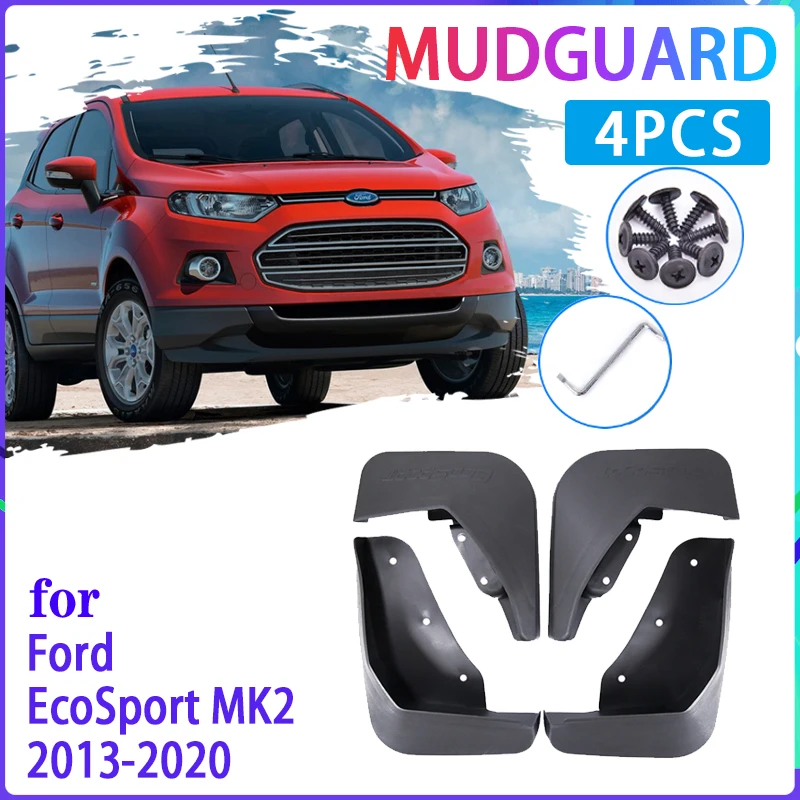 4 шт. брызговики для Ford Ecosport 2 MK2 2013 ~ 2020 2014 2016 2017|Грязезащита| |