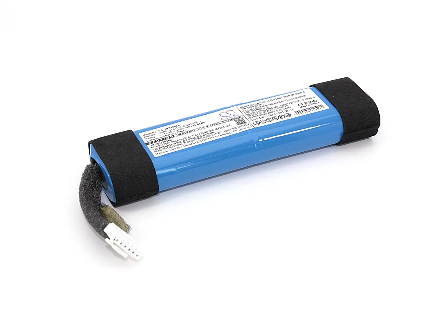 Аккумуляторная батарея CameronSino CS JMX200SL для JBL Xtreme 2 7.4V 5200mAh 38.48Wh|Аккумуляторы| |