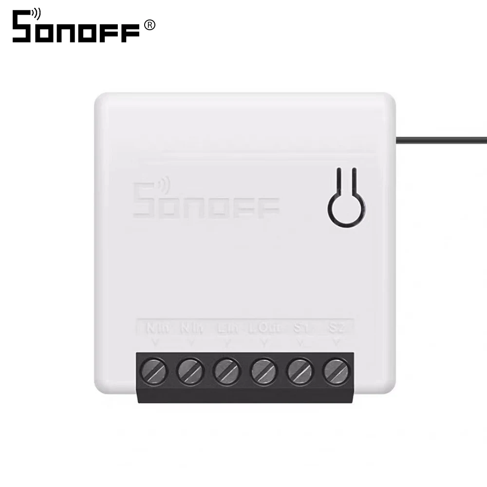 sonoff mini Интеллектуальный выключатель света Sonoff экшн-камера с Wi-Fi подключением Diy двухстороннее умный переключатель дистанционного Управление переключатели работают с Alexa Google Assistant модуль 10A интеллигентая(ый) переключатель - Комплект: sonoff mini