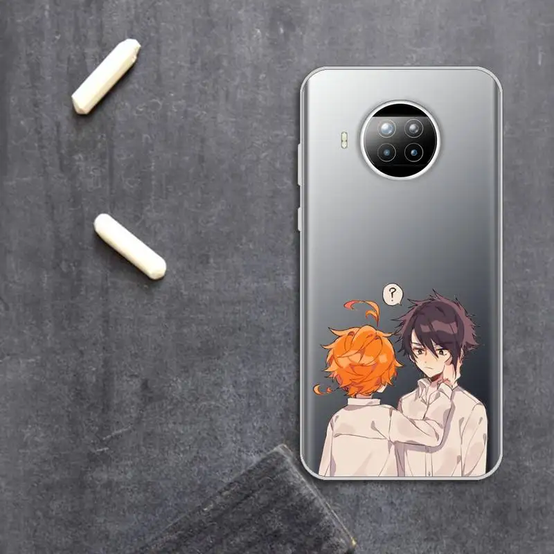 

The Promised Neverland Japan anime Phone Case Transparent for Xiaomi Redmi note 10 t 8 9 pro lite 11