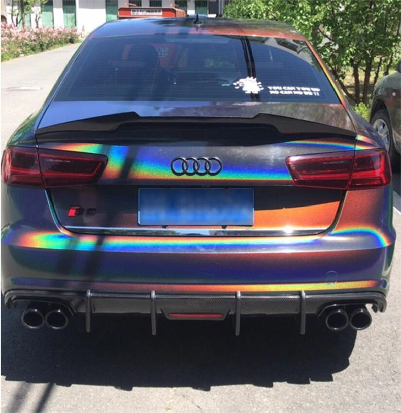 Спойлер из углеродного волокна для AUDI A6 S6 RS6 C7 C7.5 2012 2013 2014 2015 16 17 2018 крыло выступ