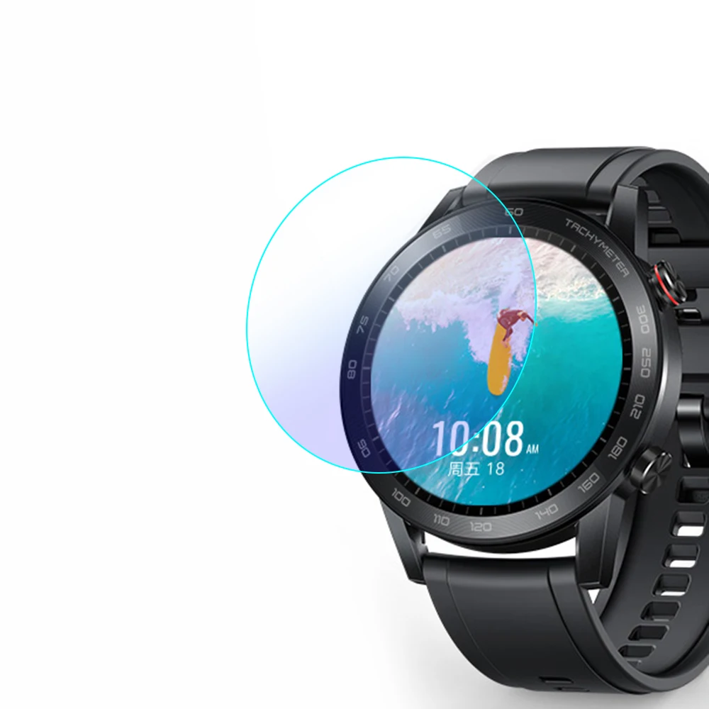 Защитная пленка из закаленного стекла с изогнутыми краями 3D для Honor Magic Watch 2 46 мм