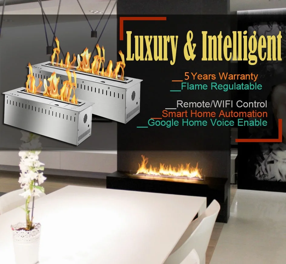 

Inno-Fire 24 inch fireplace indoor bio fuel insert firebox
