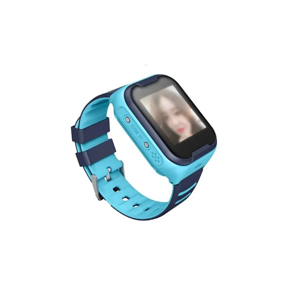 blue Stepfly W38 4G Детские умные часы детские часы GBS SOS Вызов локатор трекер - Цвет: blue