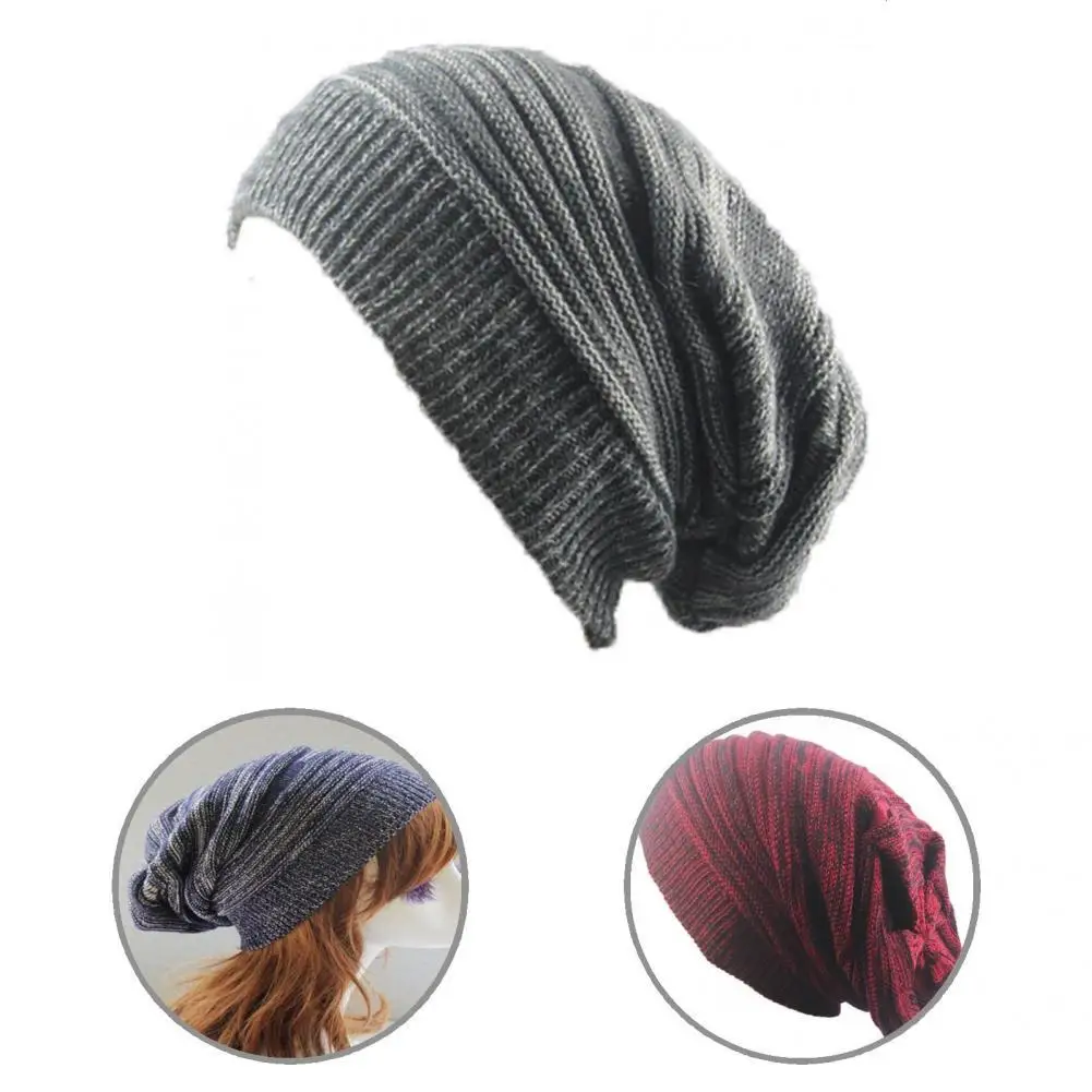 

Men Hat Fabulous Soft Skull Beanies Brimless Anti-shrink Winter Beanie