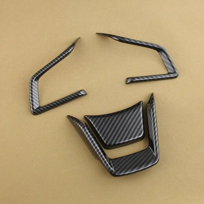 

4pcs/Set Steering Wheel Switch Cover Trims Decor ABS Plastic Replacement Durable