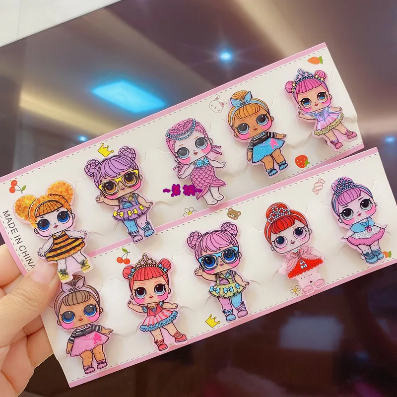 Заколка для волос lol surprise dolls Детская акриловая заколка с персонажами
