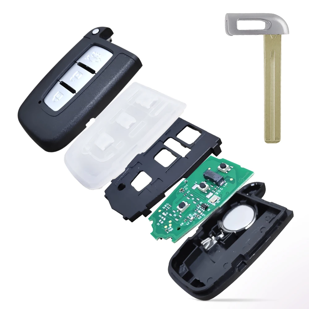 OkeyTech Smart Remote Car Key 433Mhz ID46 Chip For Hyundai I30 I45 Ix35 Genesis Equus Veloster Sonata Elantra Tucson Uncut Blade |