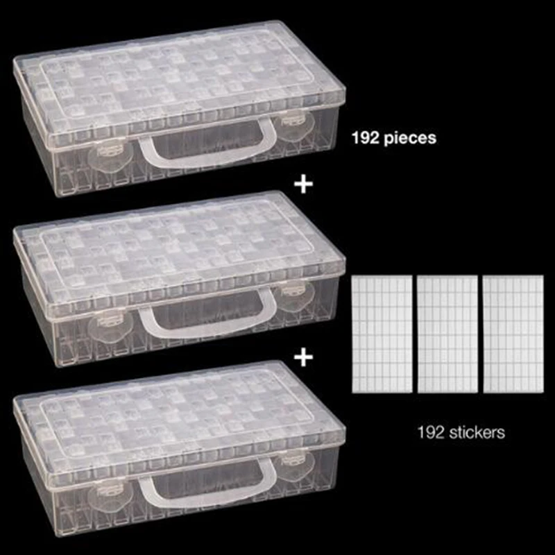

New Plastic Diamond Painting Accessories with bottle Container Storage box Diamond Painting Holder Diamond Painting Box