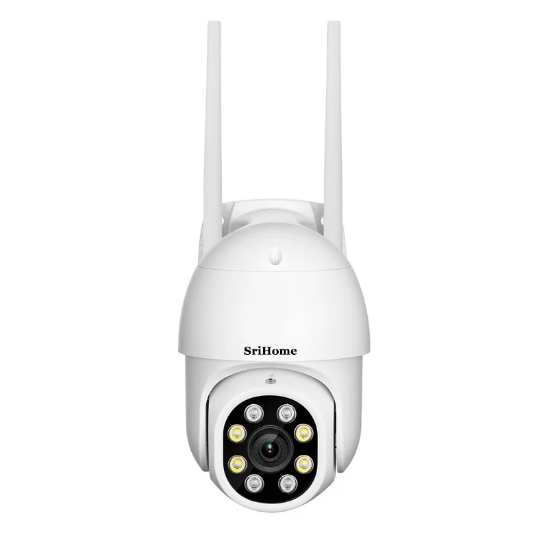 qzt ptz ip camera wifi outdoor 360° night vision cctv camera video surveillance waterproof srihome home security camera outdoor free global shipp