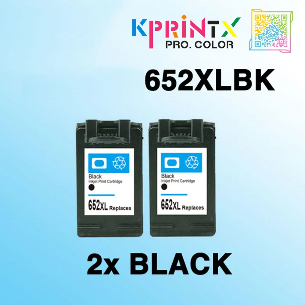 Картридж с черными чернилами 652XL совместим hp652 замена для принтера 652 Deskjet 1115 1118 2135