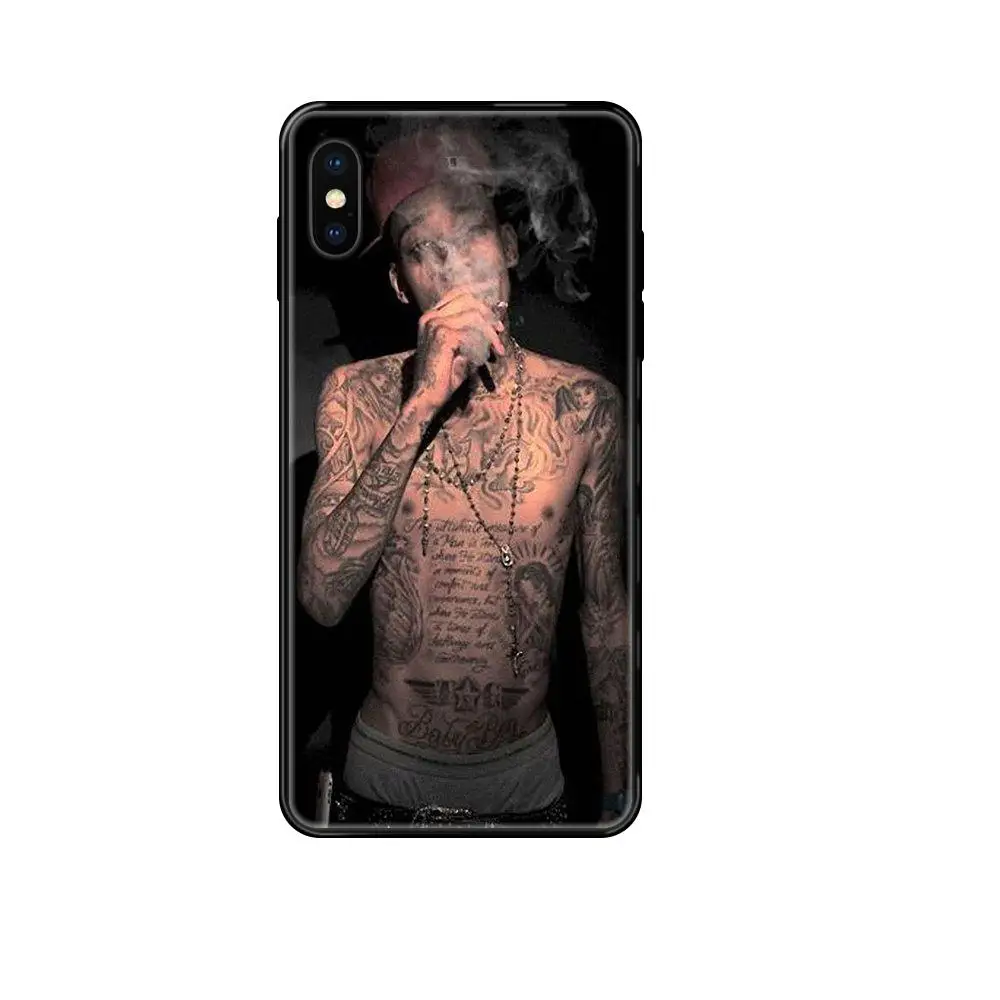 Для Huawei Honor 20 20I 20S 10 10I 6A 7A 7X 8C 8X 9 9A 9I 9X Lite Pro Wiz Khalifa Rap Hip Hop тату черный мягкий