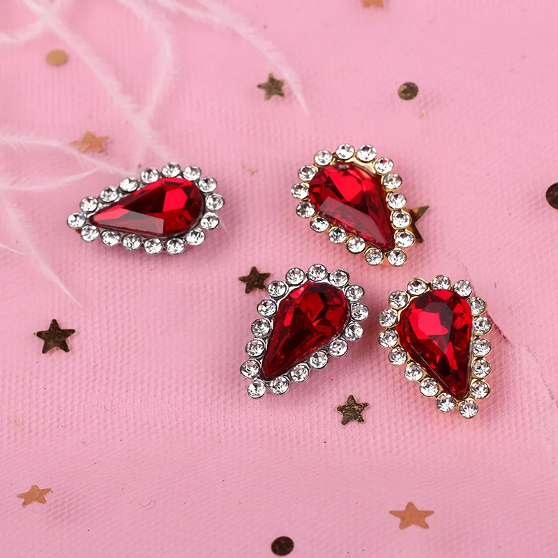 Стеклянные капли воды ZOTOONE золотистые/белые дна зернистость стразы сделай сам