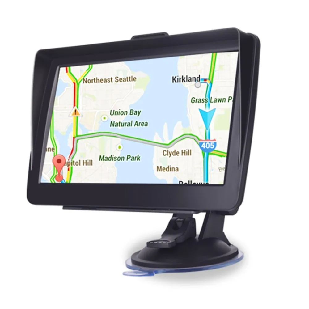 

Автомобильный навигатор 7 дюймов 8 Гб HD экран автомобильный GPS Голосовые подсказки автомобильная навигация с картой Европы Северная Америка...