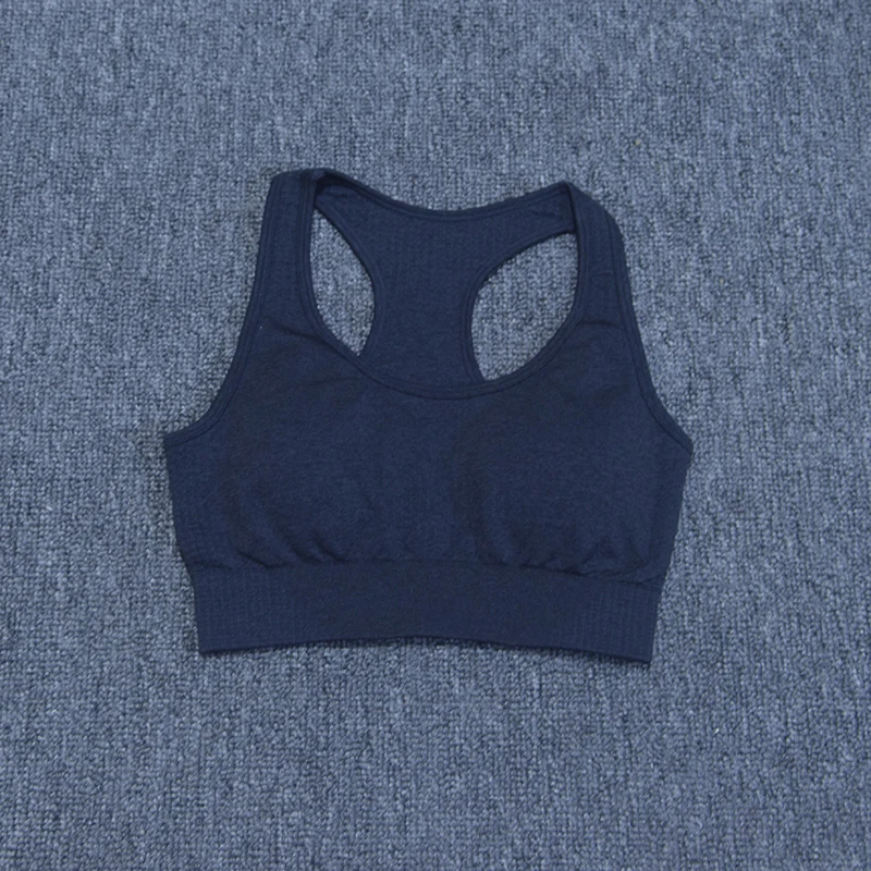 Women's Sportswear Yoga Set Vital Seamless Leggings+Sport Brassiere+Long Sleeve Crop Top 3PCS Sports Suits Gym Workout Clothing