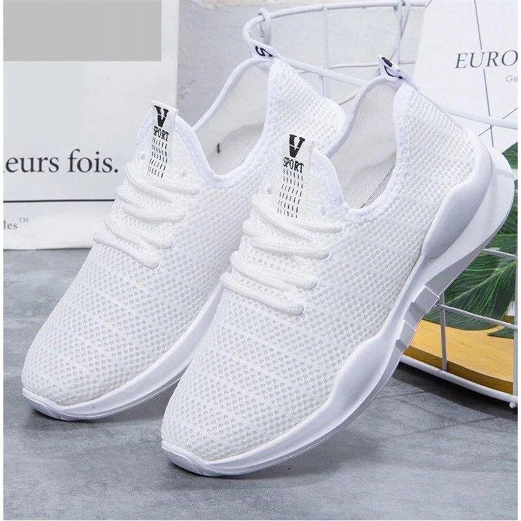 Новинка 2020 Женская Повседневная Нескользящая спортивная обувь для ходьбы мягкие