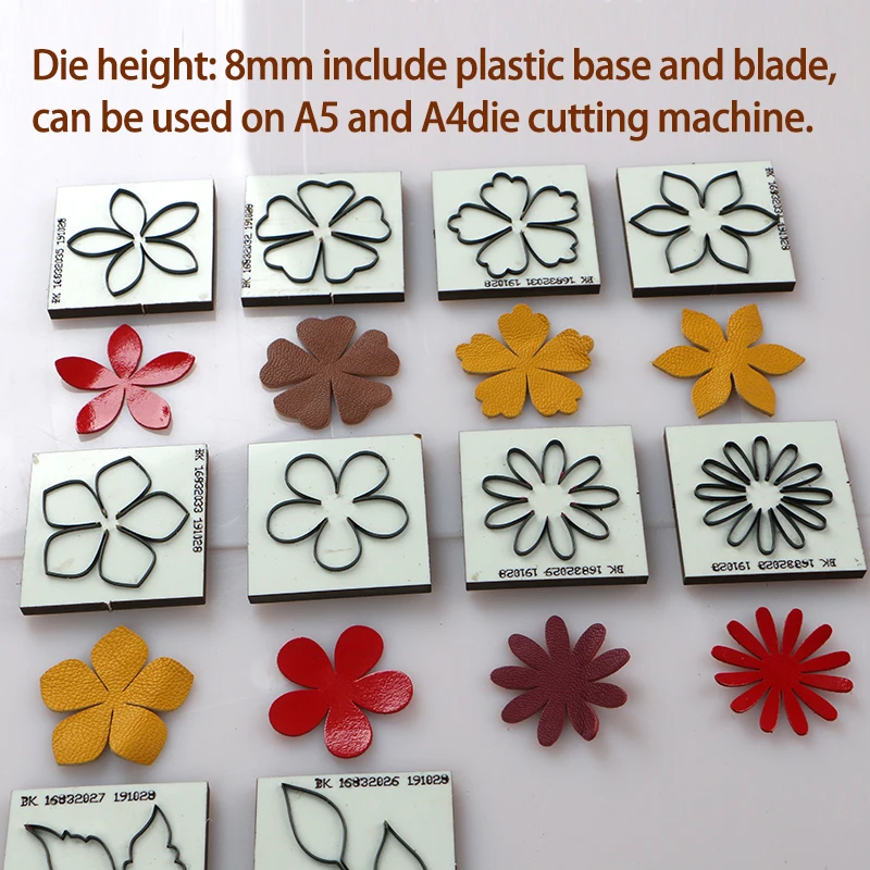 Металлические Вырубные штампы duрождения цветочные деревянные вырубные для кожи