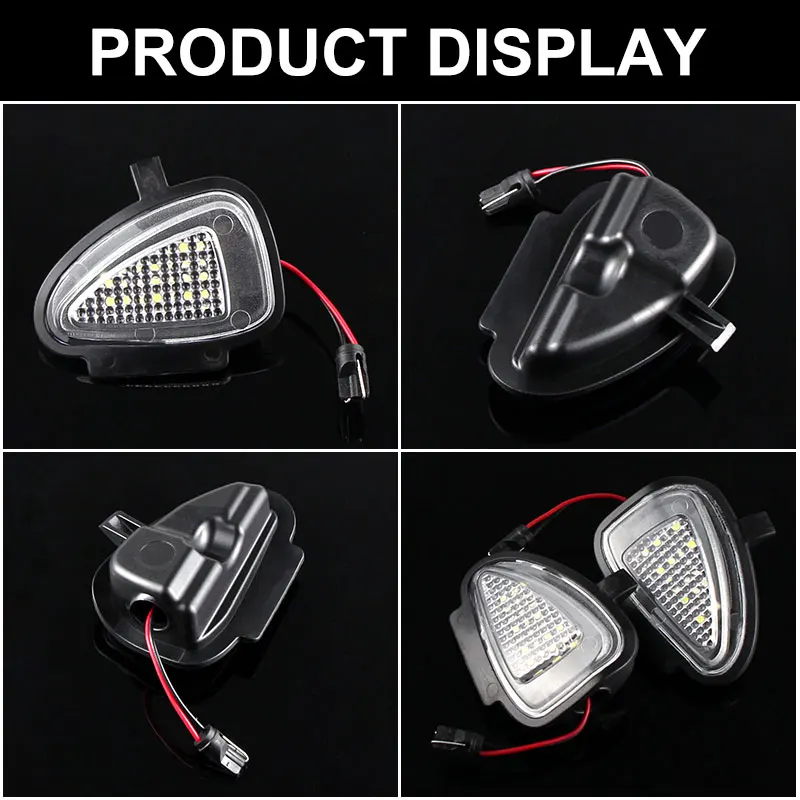 2 шт. CANBUS белые светодиодные лампочки под зеркалом для VW Golf GTi MK6 6 MKVI 2010-2014 Touran 2010-2019