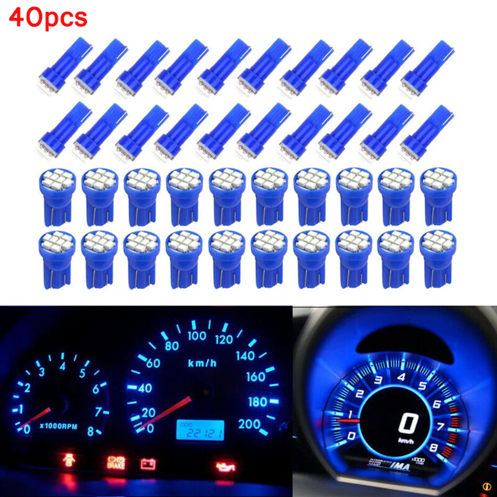 

Cluster LED Bulbs Dashboard Cluster Instrument Panel 12V DC 180 Degree