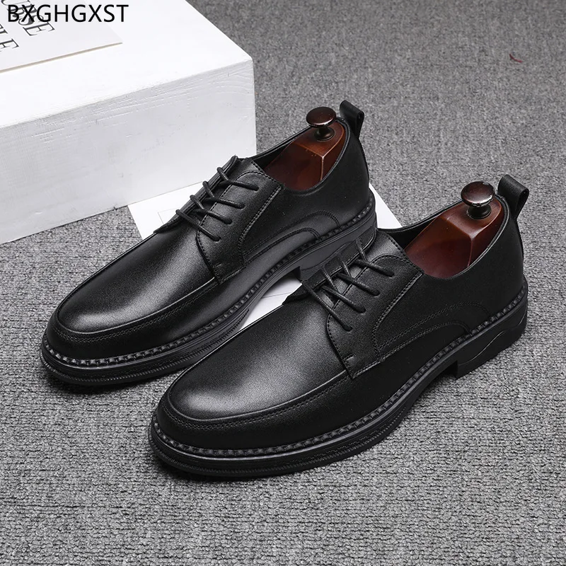 

Brown Oxford Shoes for Men Formal Office 2023 Leather Shoes Men Classic Black Men Dress Shoes Chaussure Homme Zapatos De Hombre
