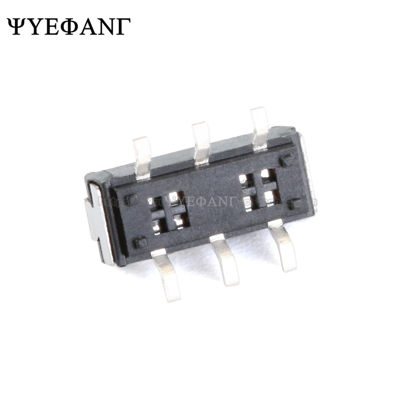 10 шт. MSS22D18 миниатюрный SMD SMT скользящий переключатель 2P2T 6Pin ручка 2 мм для DVD