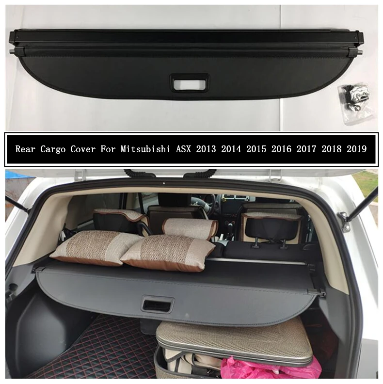 

Rear Cargo Cover For Mitsubishi ASX 2013 14 15 16 17 2018 2019 Partition Curtain Screen Shade Trunk Security Shield Accessories