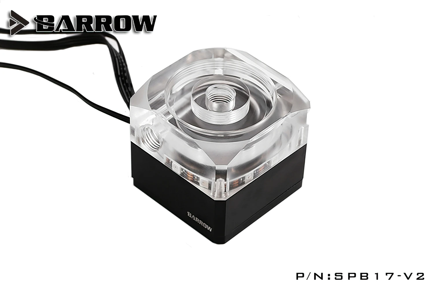 Barrow SPB17-V2 LRC2 RGB 50mm Combo PWM Water Cooling Pump Reservoir 17W 960L