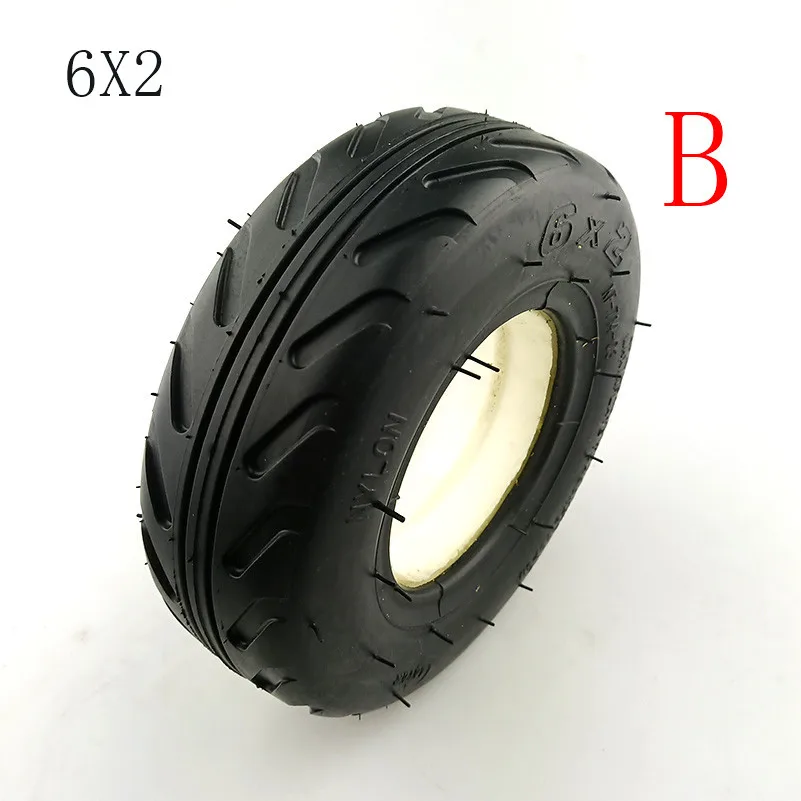 Суперскутер 6 дюймов 6X2Tire и комплект с внутренней трубкой 6x2 твердые шины для fastwheel