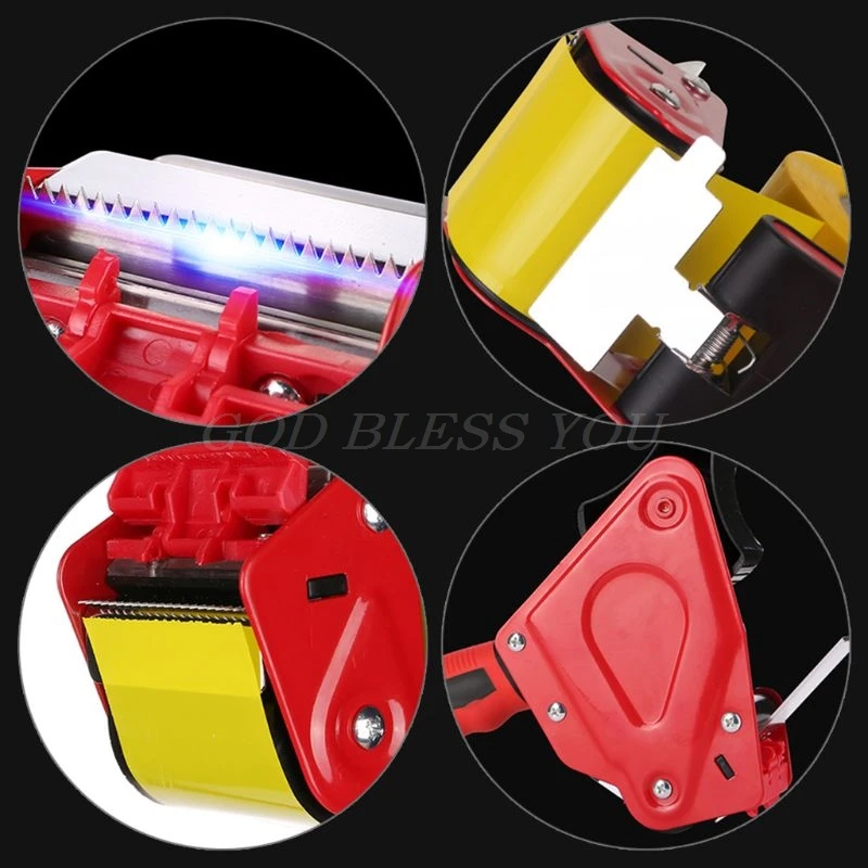 

Heavy Duty Tape Gun Dispenser Sealing Packaging Parcel Cutter Machine Manual Packing Tool Drop Shipping