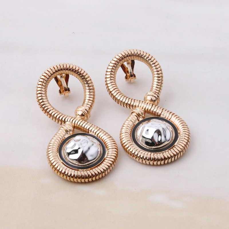 

Женские серьги-подвески NeeFu WoFu из натурального камня, медные серьги-подвески, рождественский подарок