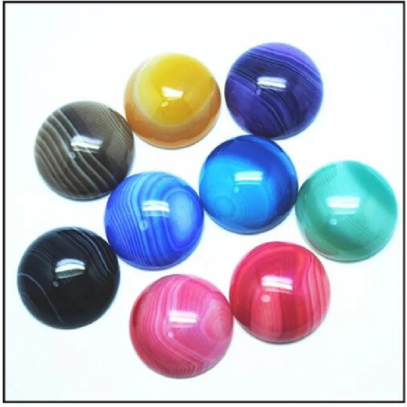 10 шт. натуральные Blackline камень Кабошон бусины грузовых автомобилей без отверстия