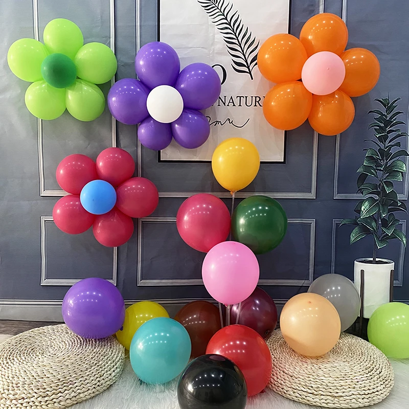 

5-36 Inch Matte Balloon Scene Layout Wedding Birthday Party Decorations Festival Celebration Supplies Children's Toy Air Ball