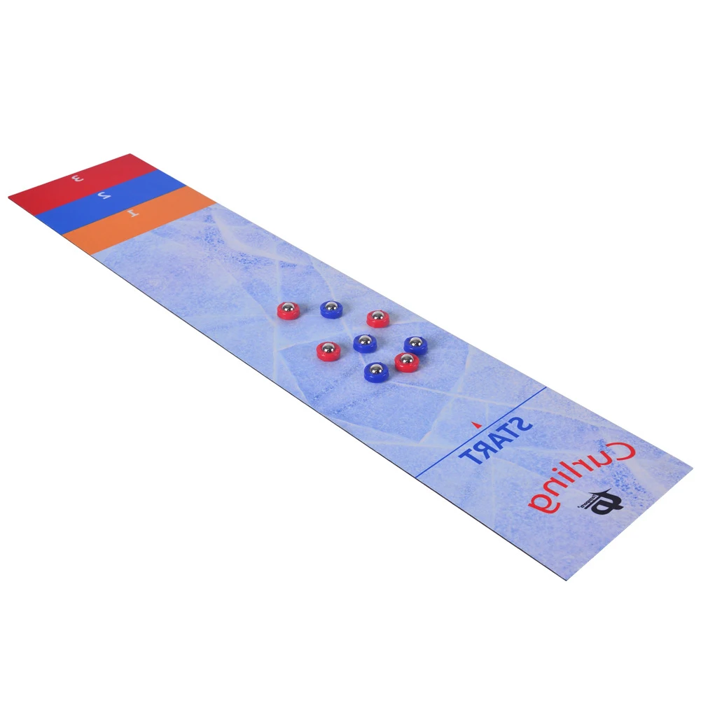 

Gathering Mini Family Party Table Top Shuffleboard Game Rollers Adults 3 In 1 Curling Bowling Outdoor Indoor Portable Sports
