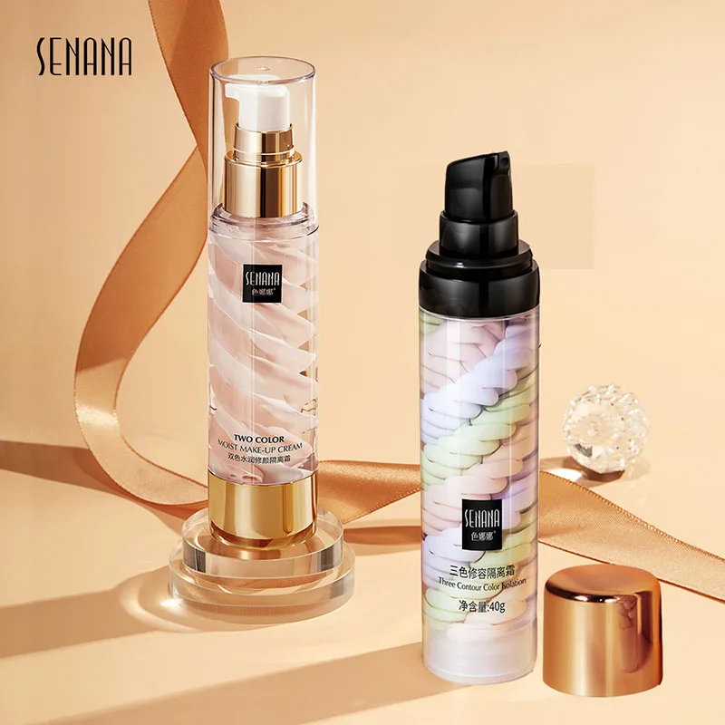 

Three-color Base Primer Shrink Pore Face Moisturizer Lasting Oil Control Matte Bird Feces Isolation Cream Concealer Makeup