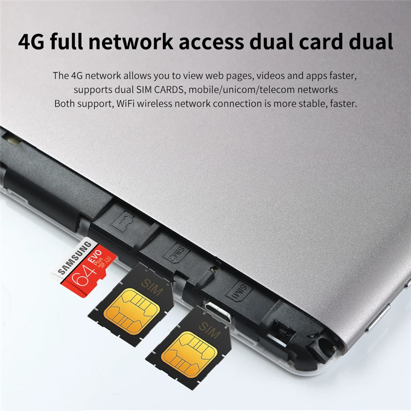 

Hot Sale 10.1 Inch 6GB + 128GB Android 9.0 Tablet PC 4G Mobile GPS Bluetooth Tablet PC WIFI Support ZOOM Support Netflix