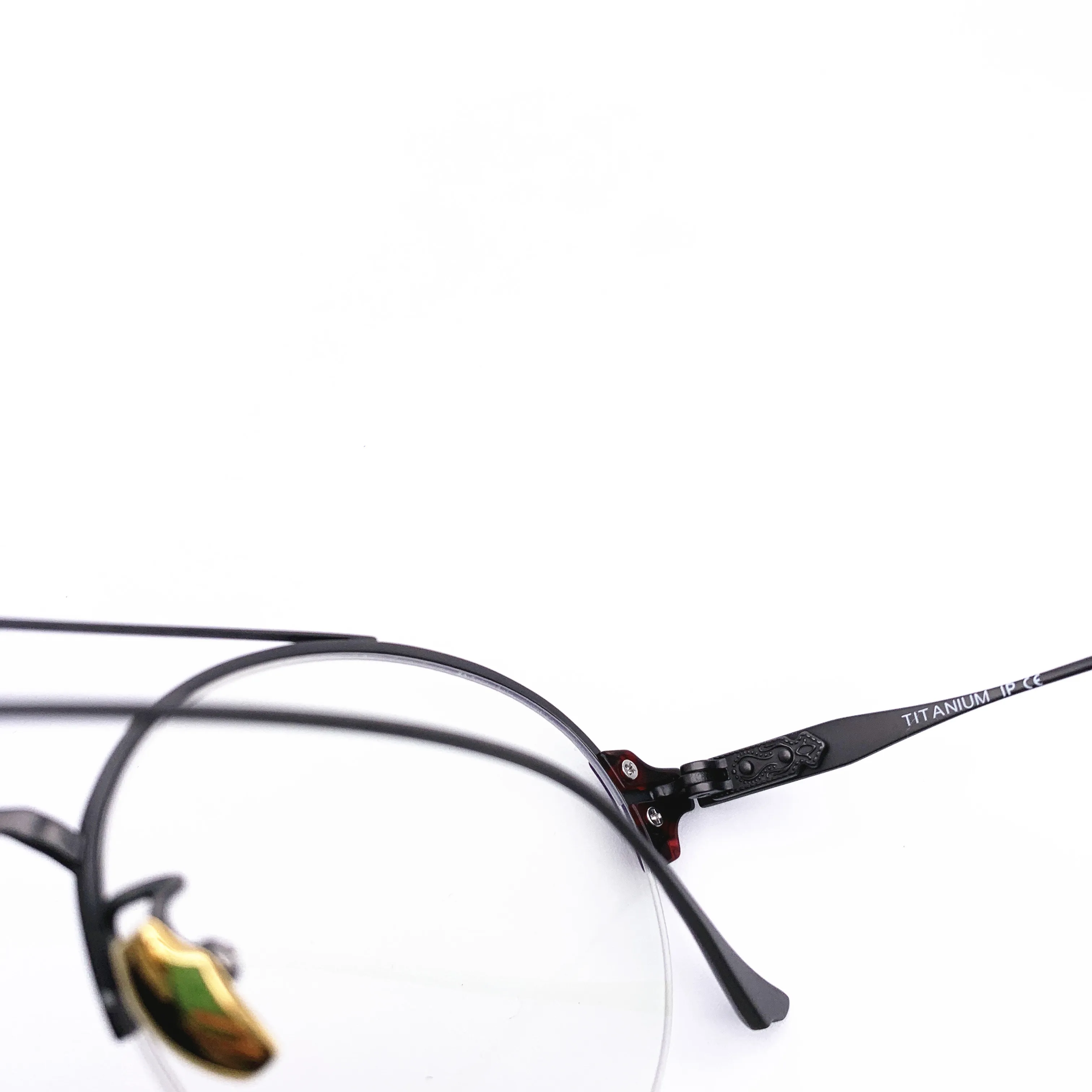 Belight Optical Japan Brand Half Rimless Design Titanium Mens Glasses Frames Designer EyeGlasses Prescription Eyewear 586280 | Аксессуары