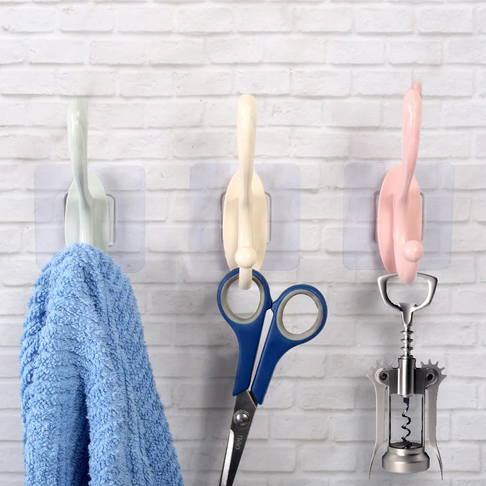 

Крепкие клейкие крючки на клейкой основе, настенная дверь, вешалка для одежды, пальто, шляпы, фотокрючки, клейкий держатель, домашний декор
