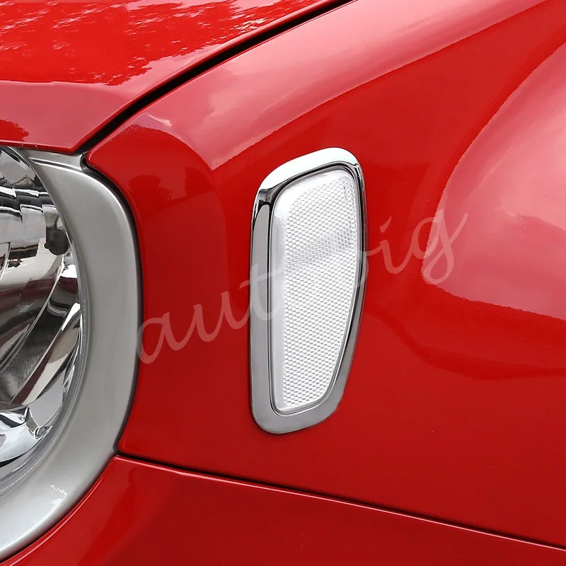 Хромированный боковой Поворотный Светильник крышка для Jeep Renegade (BU) 2015 2020