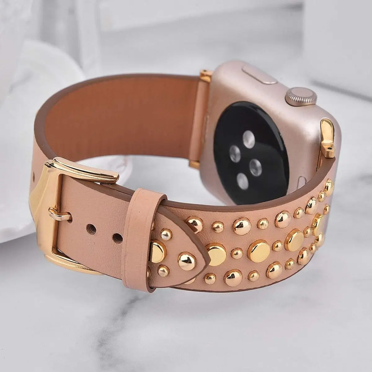Ремешок кожаный для apple watch band 44 мм 42 40 38 iWatch Series 5 4 3 2 1|Ремешки часов| |